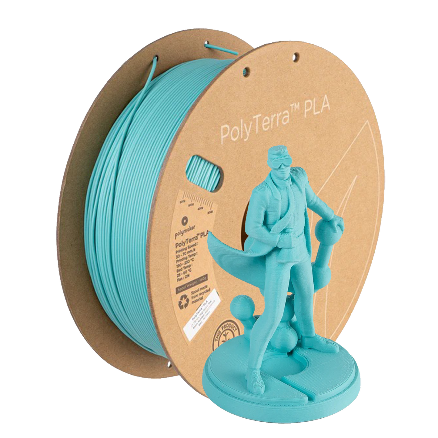 Azul Ártico - PolyTerra - PLA 1kg
