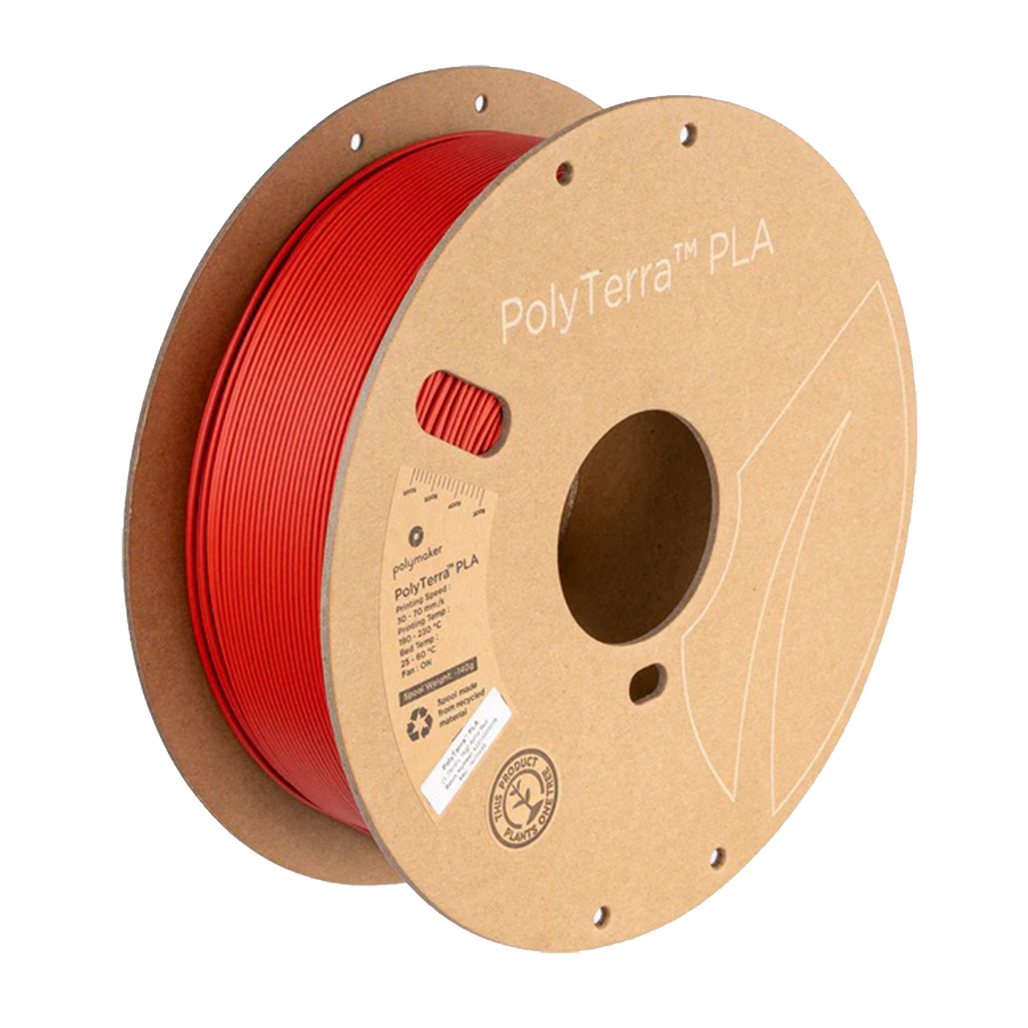 Vermelho Tropa - PolyTerra - PLA 1kg