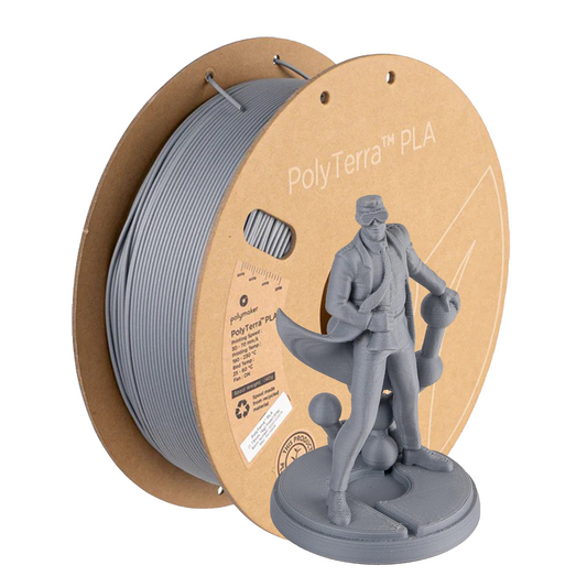 Cinzento Fóssil - PolyTerra - PLA 1kg