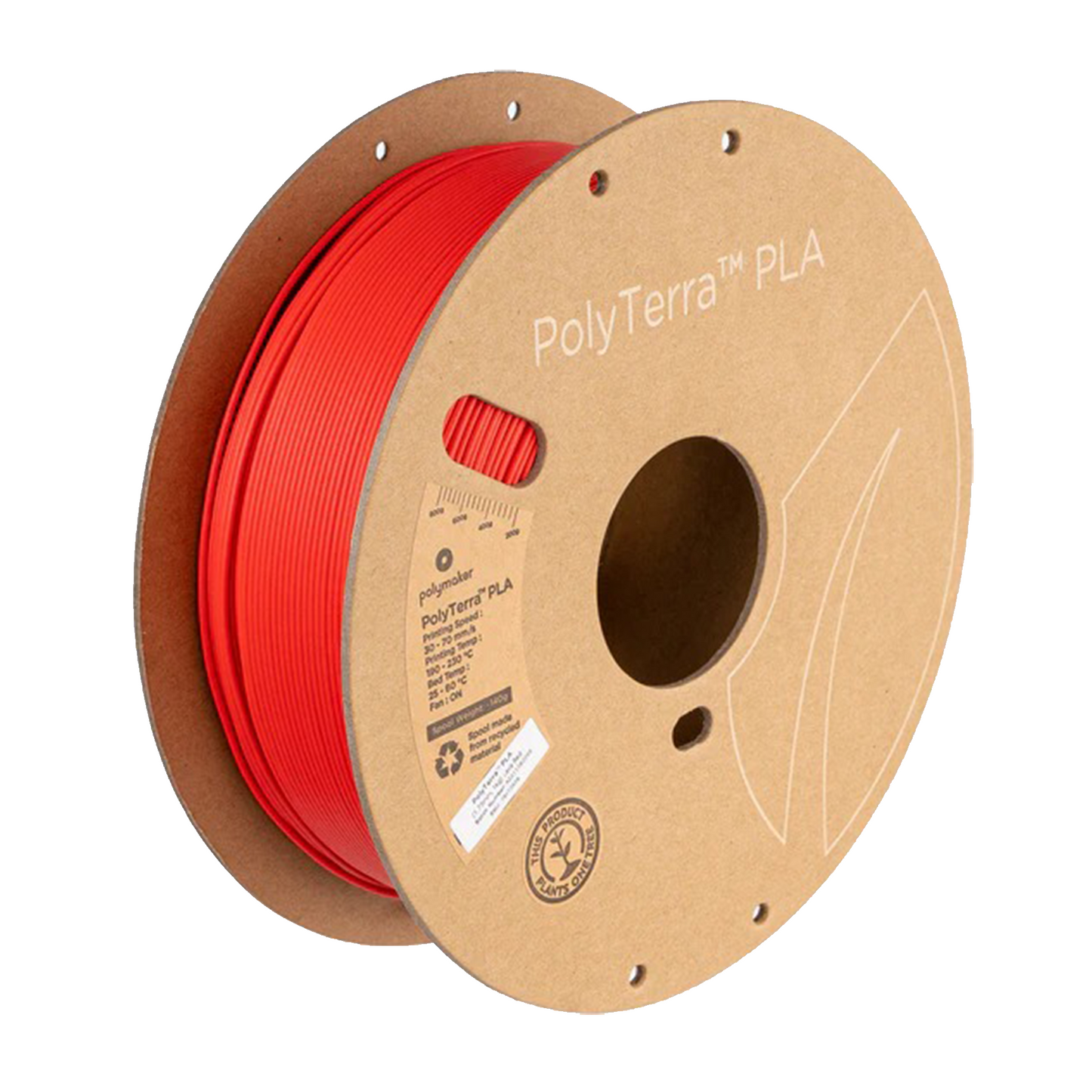 Vermelho Lava - PolyTerra - PLA 1kg