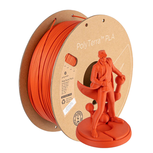 Vermelho Discreto - PolyTerra - PLA 1kg