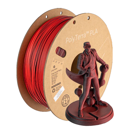 Vermelho Sombra - PolyTerra - PLA 1kg