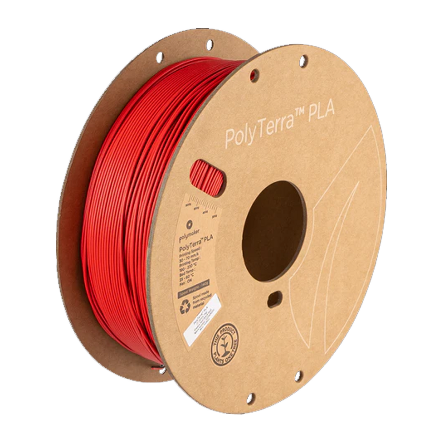 Vermelho Sombra - PolyTerra - PLA 1kg