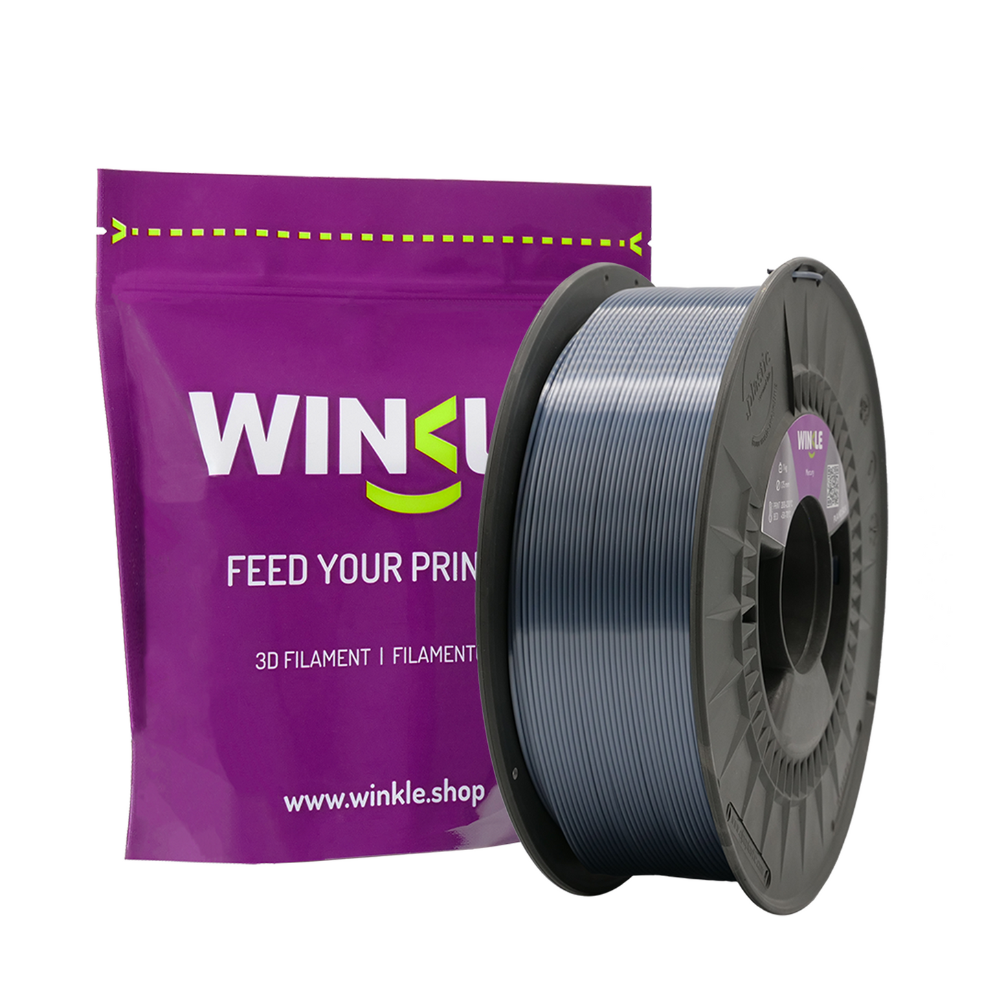 Mercúrio Prata - Winkle - PLA Silk 1kg