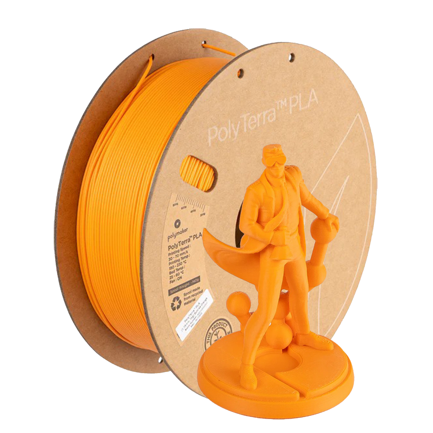 Laranja Amanhecer - PolyTerra - PLA 1kg
